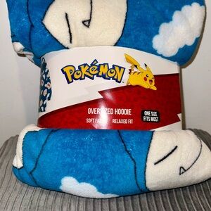 Pokemon Oversized Blue Hoodie-SNORLAX